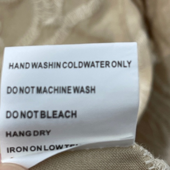 Solitaire Embroidered Blouse Handmade By Artisans Boho Style Scalloped Hem - Picture 6 of 10